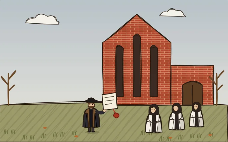 1542 · Nach der Reformation wird das Kloster säkularisiert.